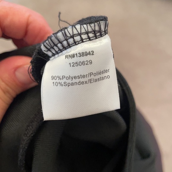 Black halter peplum black dress - Picture 3 of 3